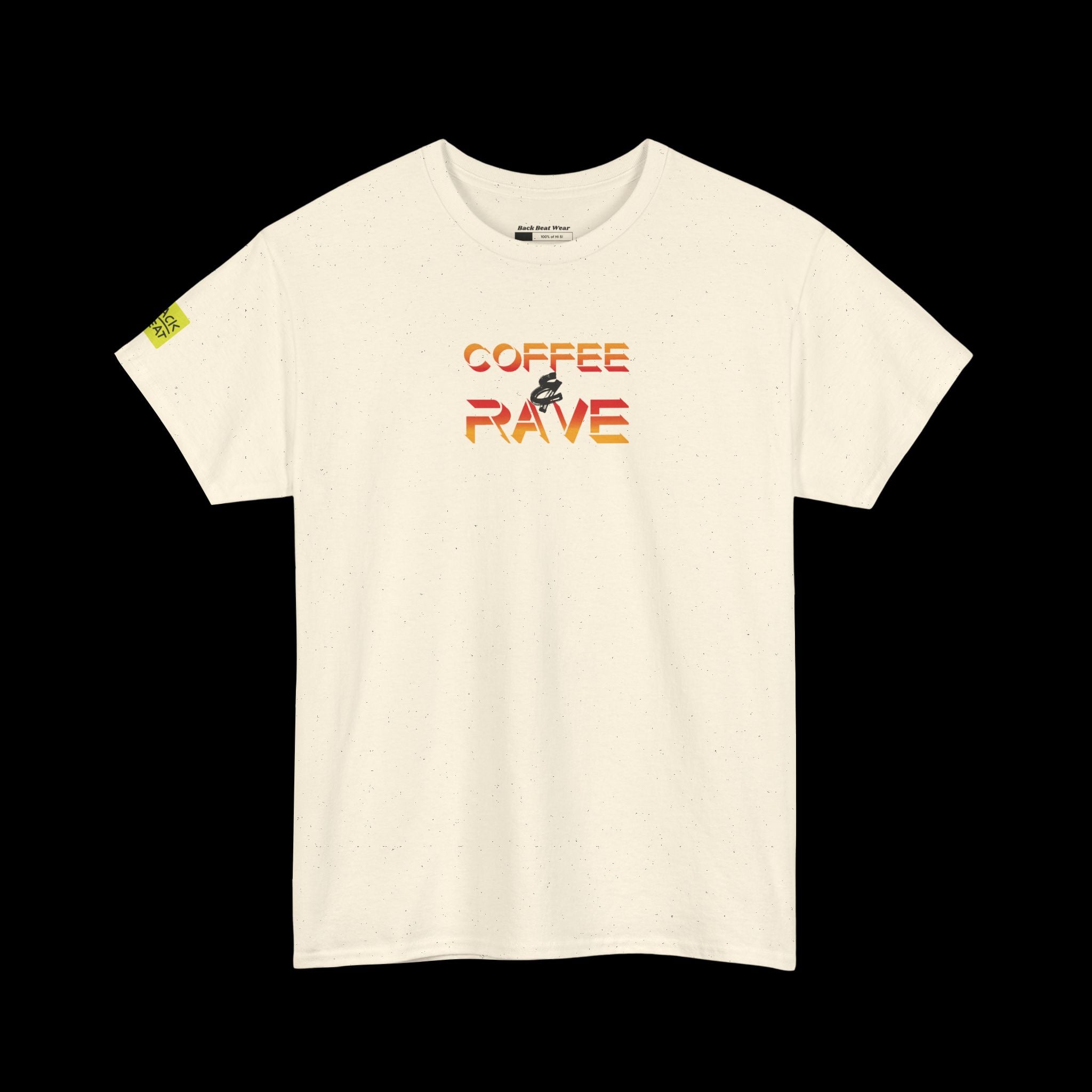 Coffee & Rave T-Shirt | Bold Festival Back Graphic Tee