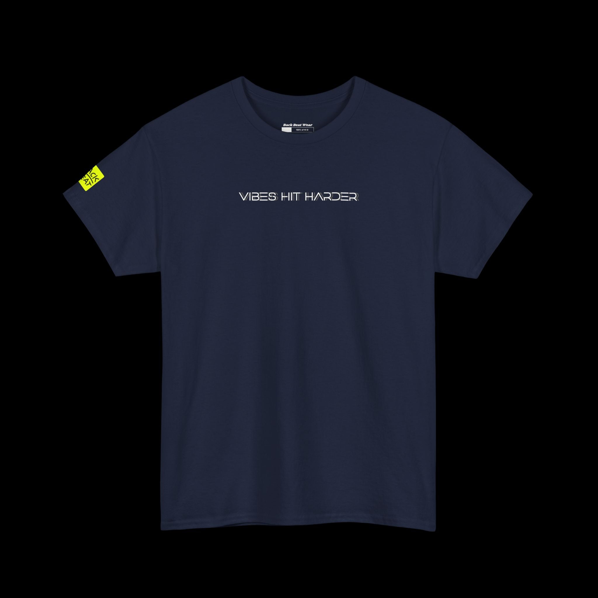 Vibes Hit Harder T-Shirt | Dark Club Energy Graphic Tee