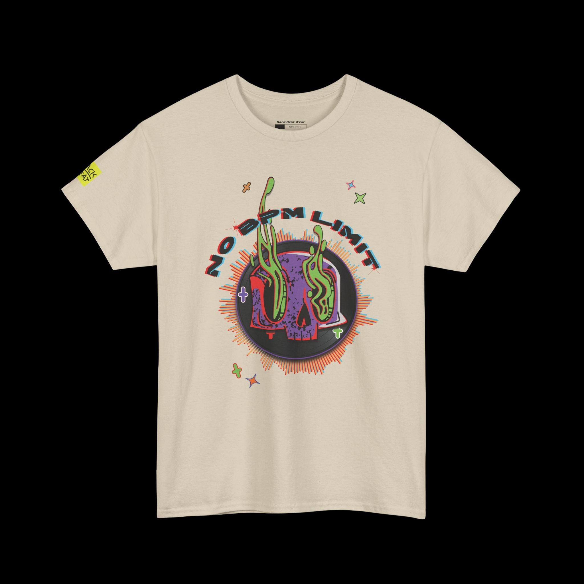 No BPM Limit Vinyl Skull Front Print