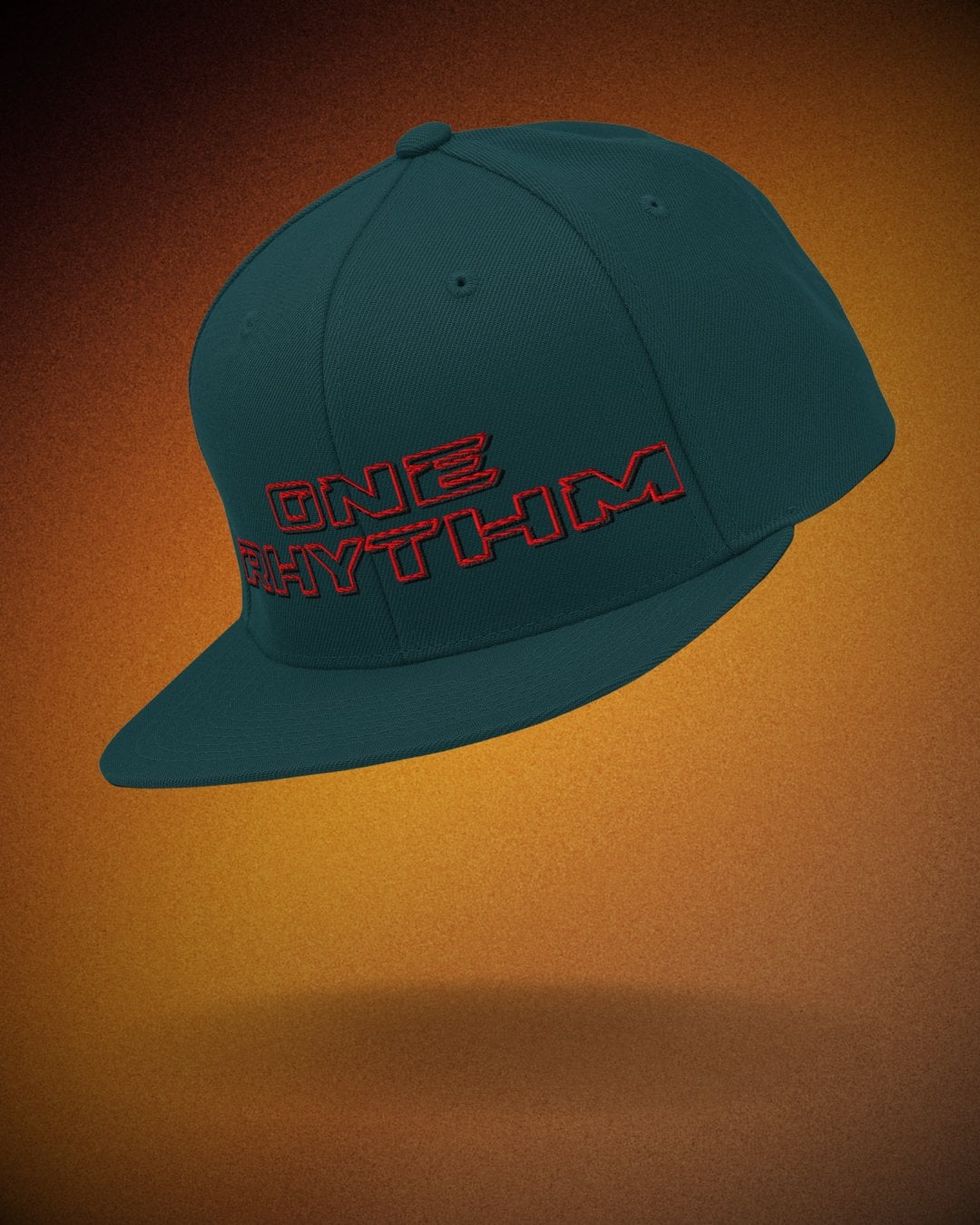 One Rhythm Embroidered Snapback Cap