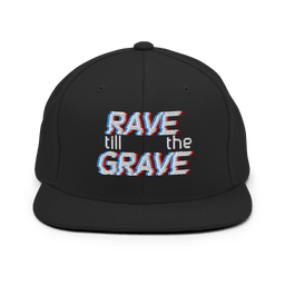 Rave Till the Grave Embroidered Cap