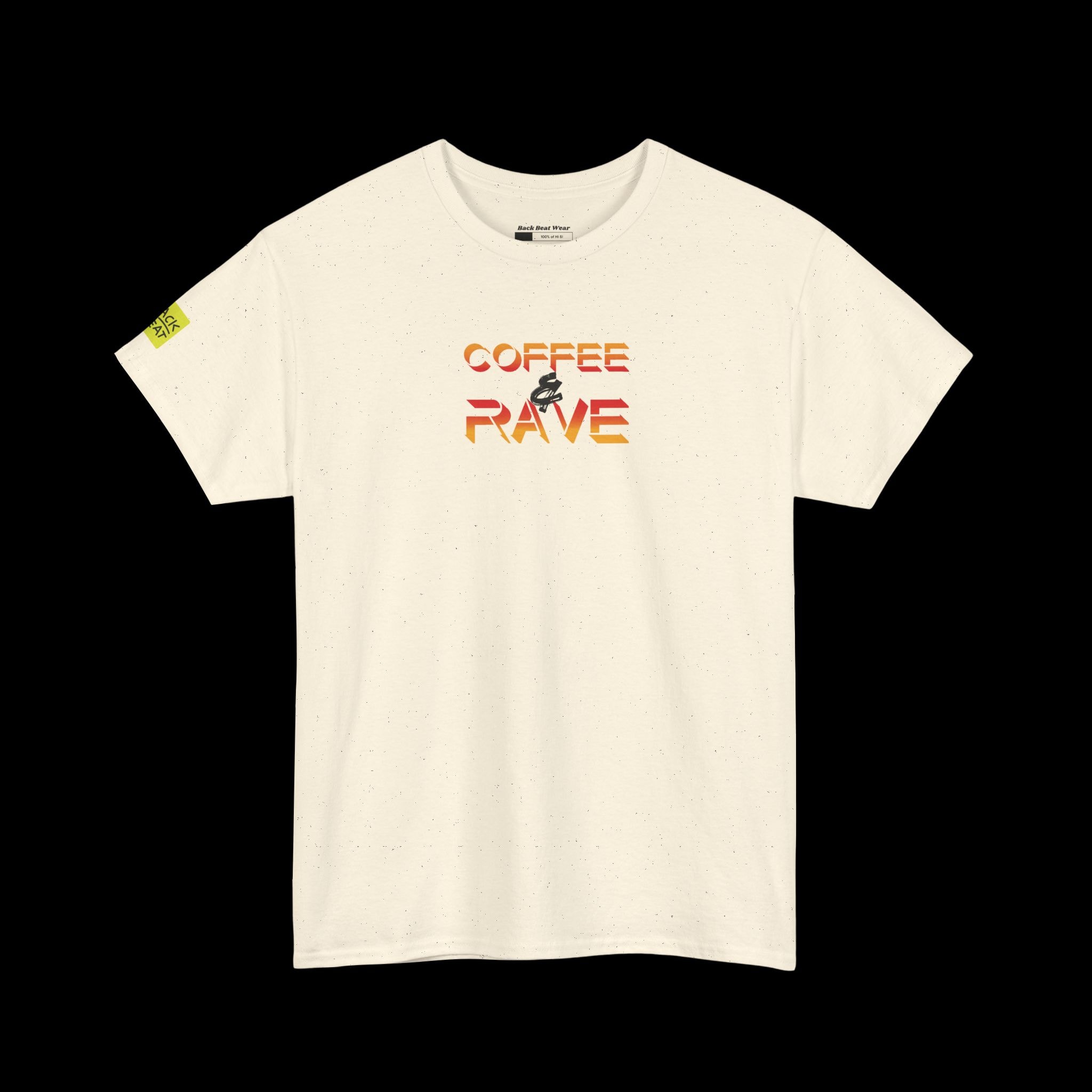 Coffee & Rave T-Shirt | Bold Festival Back Graphic Tee