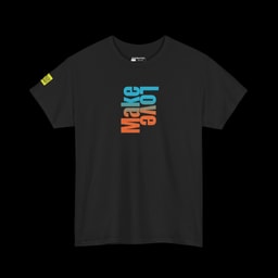 Make Love Back Print - Vibrant Graphic Tee