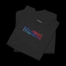 Music Journey T-Shirt | 3D Abstract Techno Design
