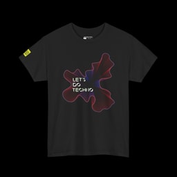 Let’s Do Techno: Abstract Rave Front Print