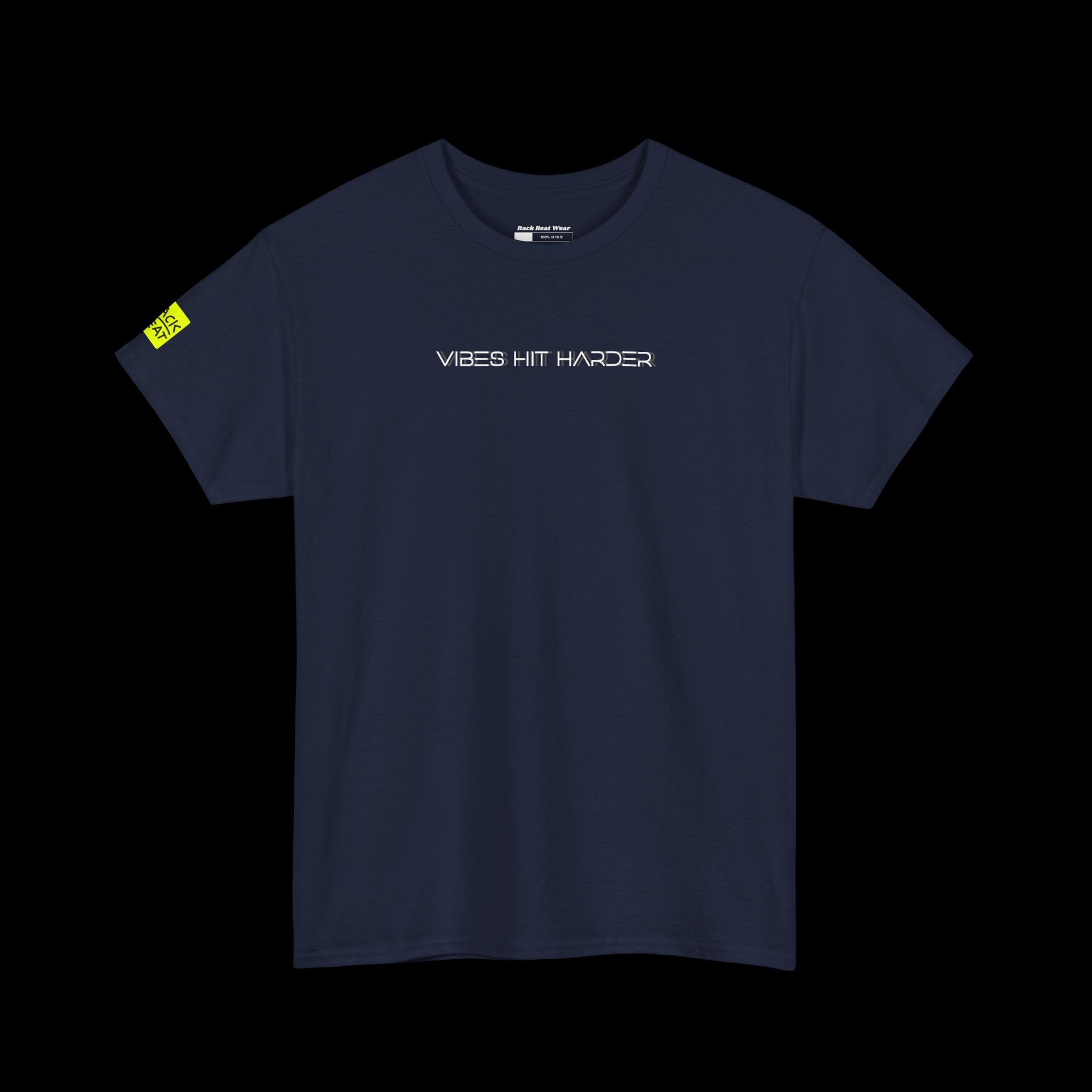 Vibes Hit Harder T-Shirt | Dark Club Energy Graphic Tee