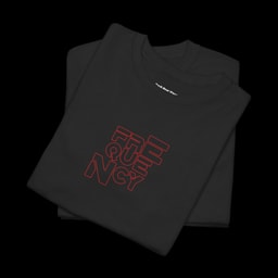 Frequency Back Print t-shirt — Neon Techno Rave Graphic