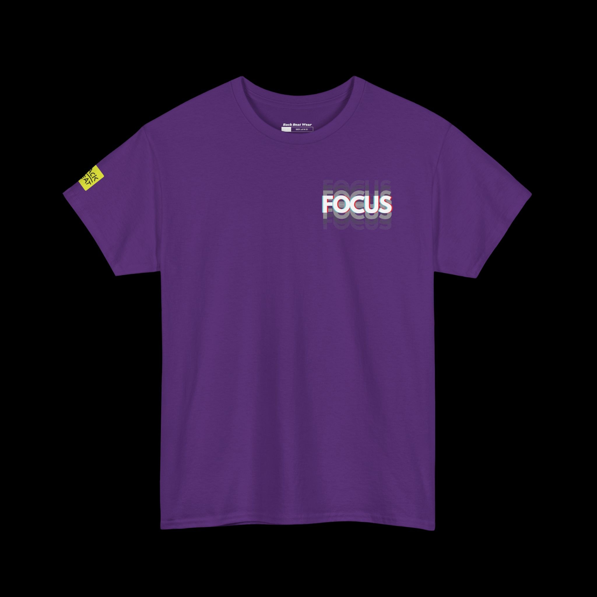 Unique Clothing - 3D FOCUS Graphic T-Shirt in Black - Eye-Catching Casual Wear - Perfect Gift for Achievers