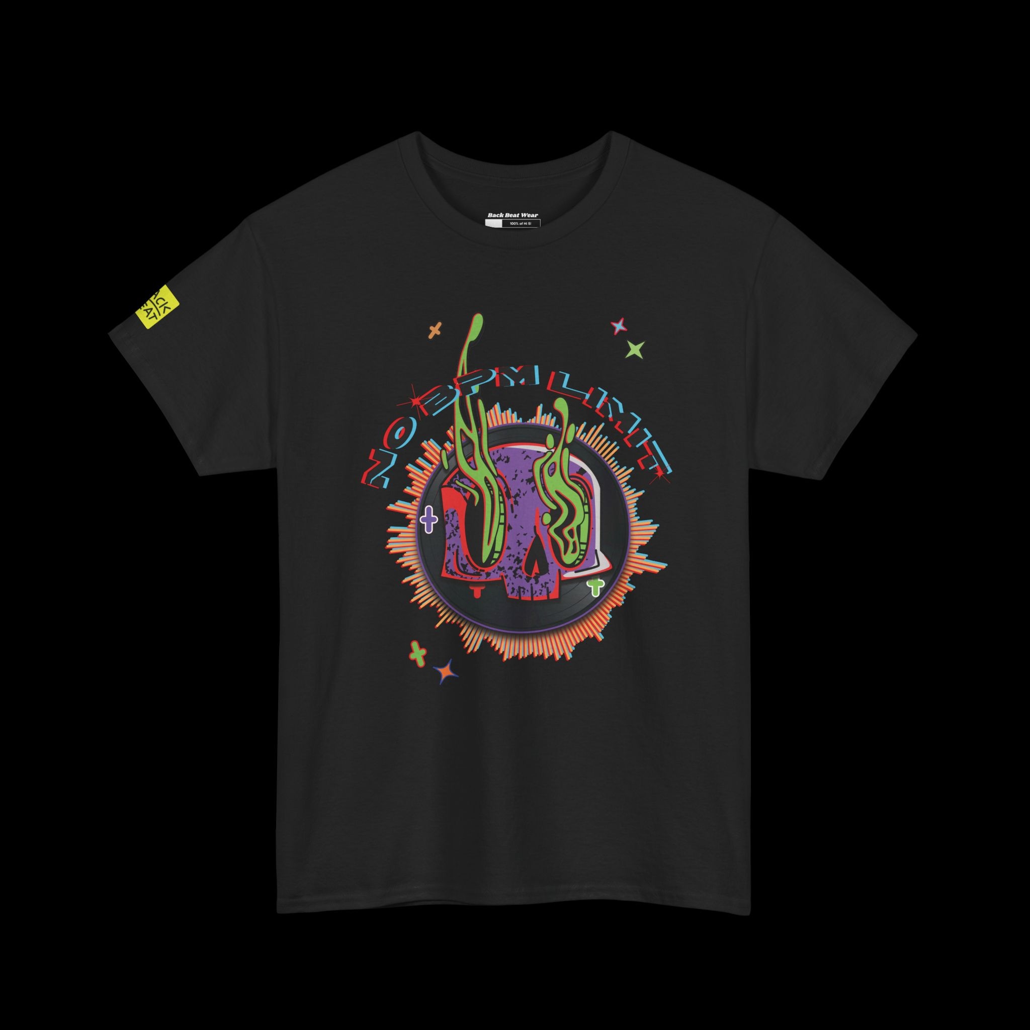 No BPM Limit Vinyl Skull Front Print