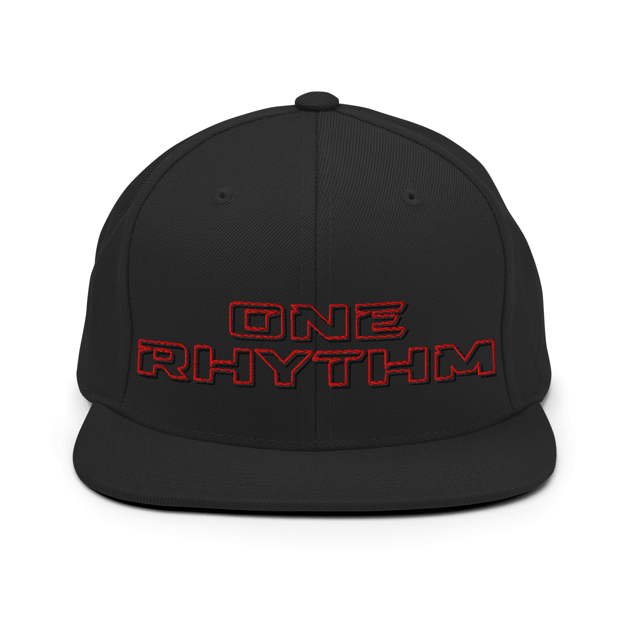 One Rhythm Embroidered Snapback Cap