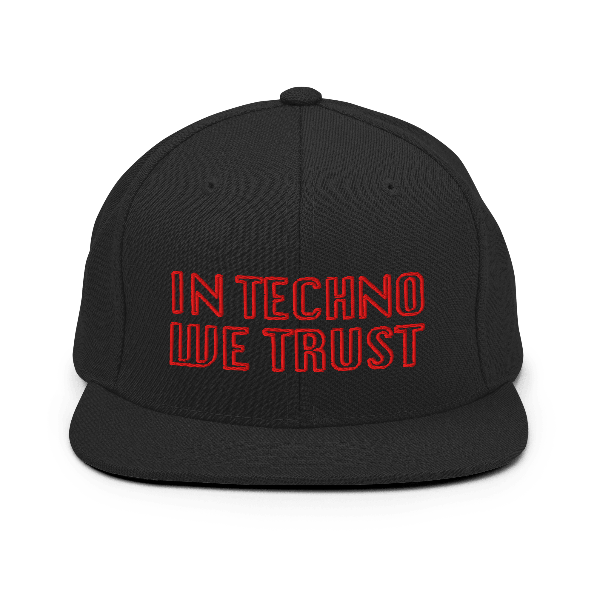 In Techno We Trust Snapback Cap