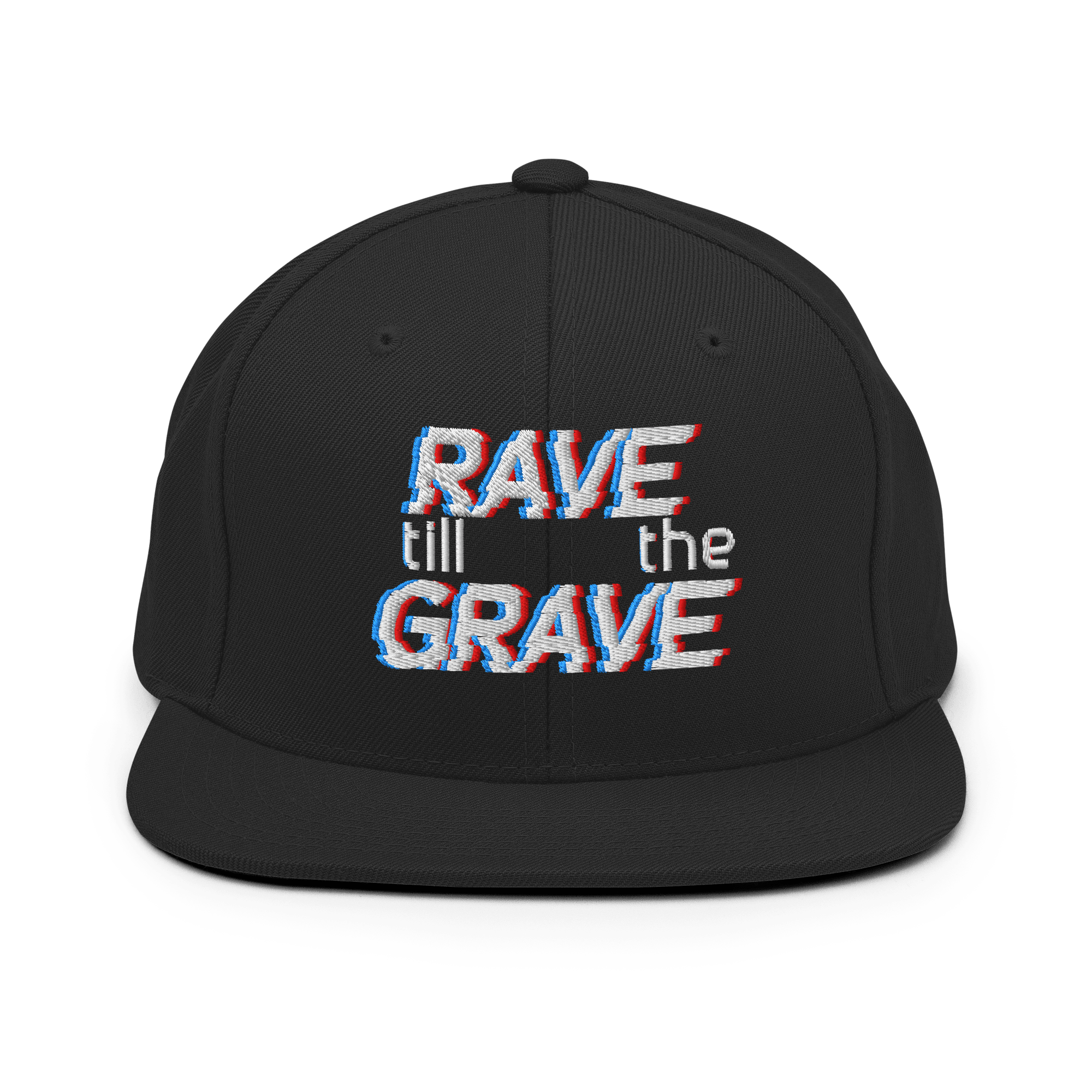 Rave Till the Grave Embroidered Cap