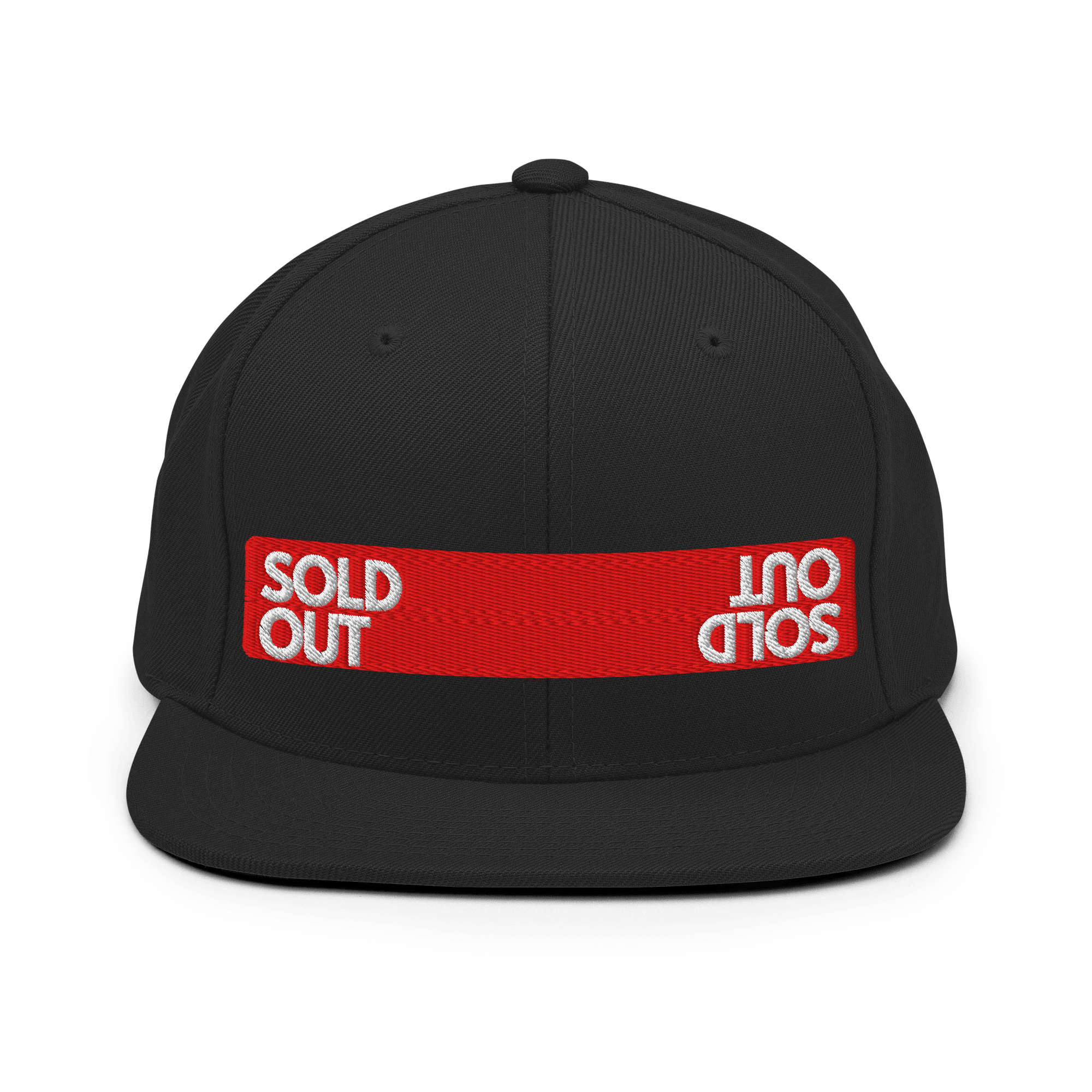 Sold Out Embroidered Streetwear Cap